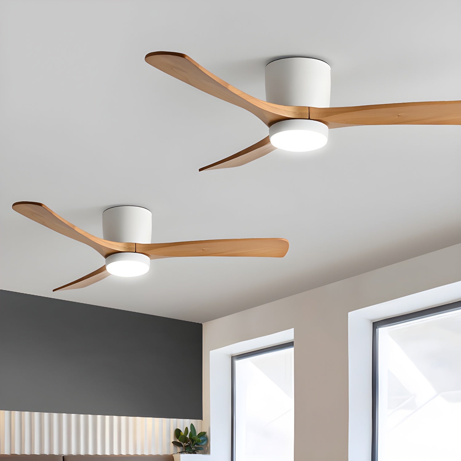 Ceiling Fan with LED Light | Remote Control Fixture
