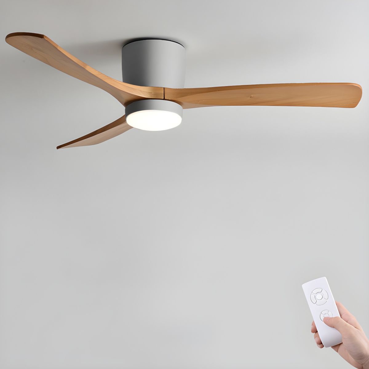 Ceiling Fan with LED Light | Remote Control Fixture