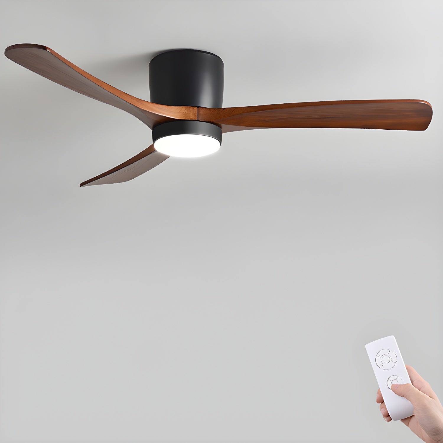 Ceiling Fan with LED Light | Remote Control Fixture