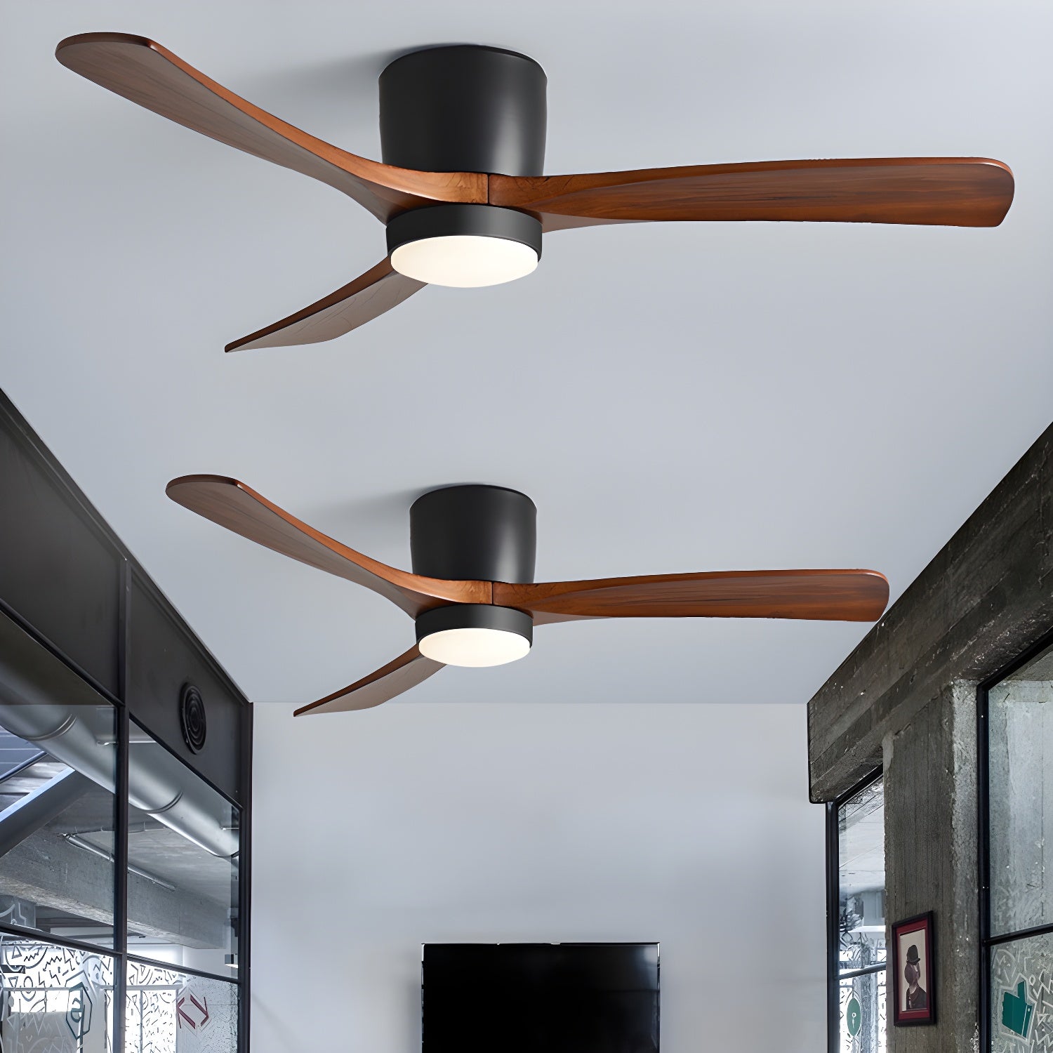 Ceiling Fan with LED Light | Remote Control Fixture