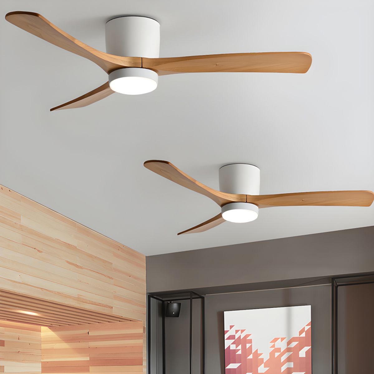 Ceiling Fan with LED Light | Remote Control Fixture