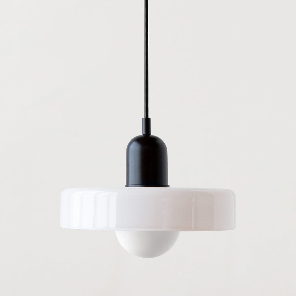 Dining Room Modern Pendant Light | Bauhaus Glass Halo