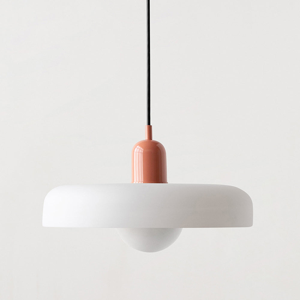 Dining Room Modern Pendant Light | Bauhaus Glass Halo