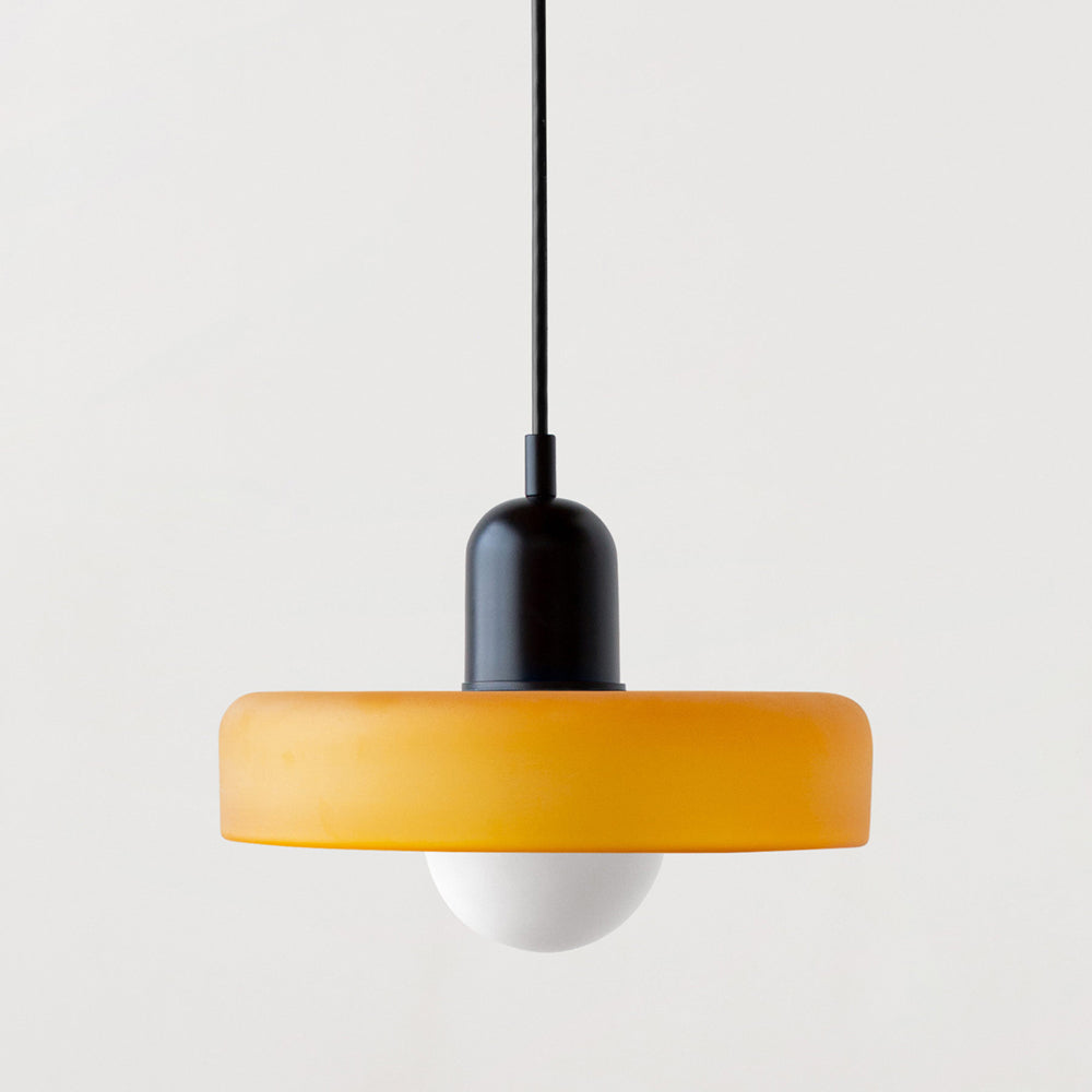 Dining Room Modern Pendant Light | Bauhaus Glass Halo