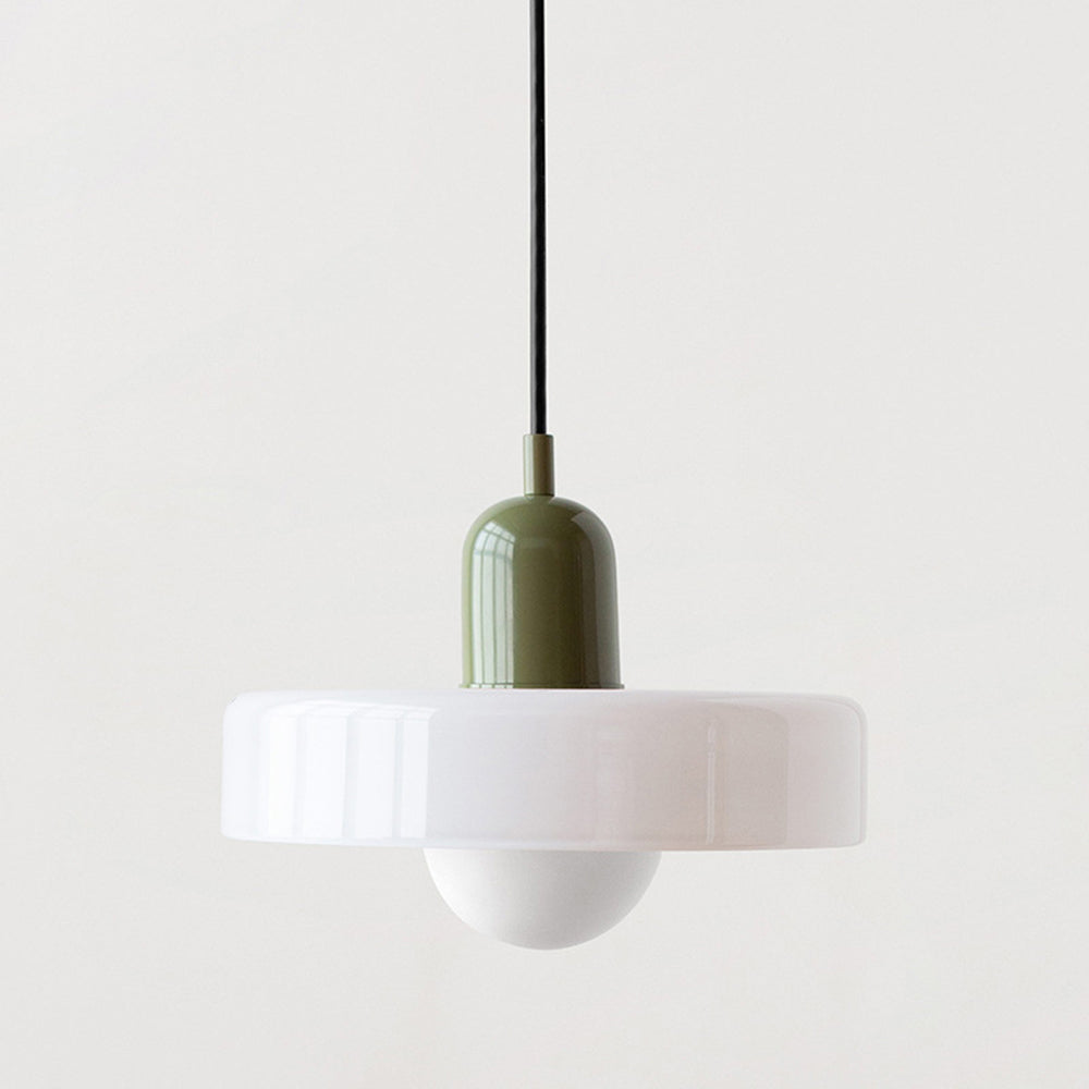 Dining Room Modern Pendant Light | Bauhaus Glass Halo