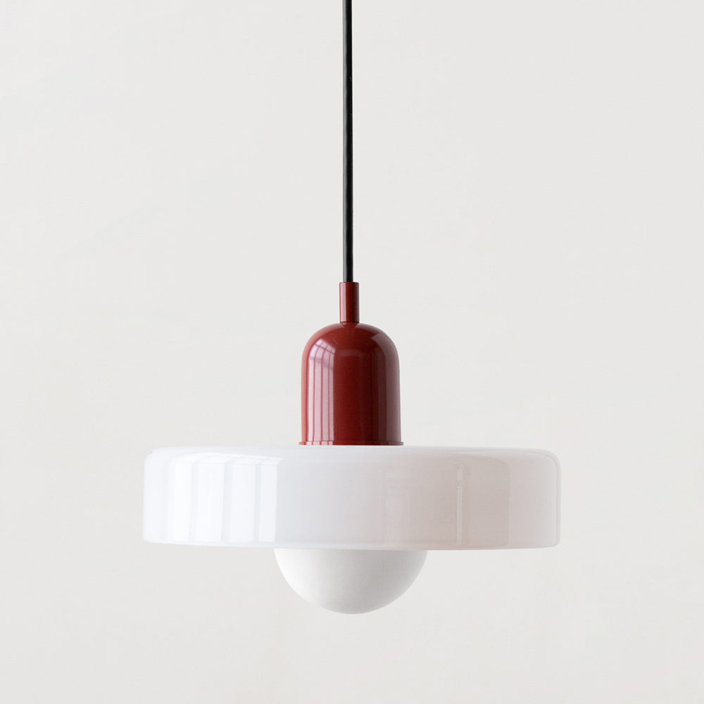 Dining Room Modern Pendant Light | Bauhaus Glass Halo