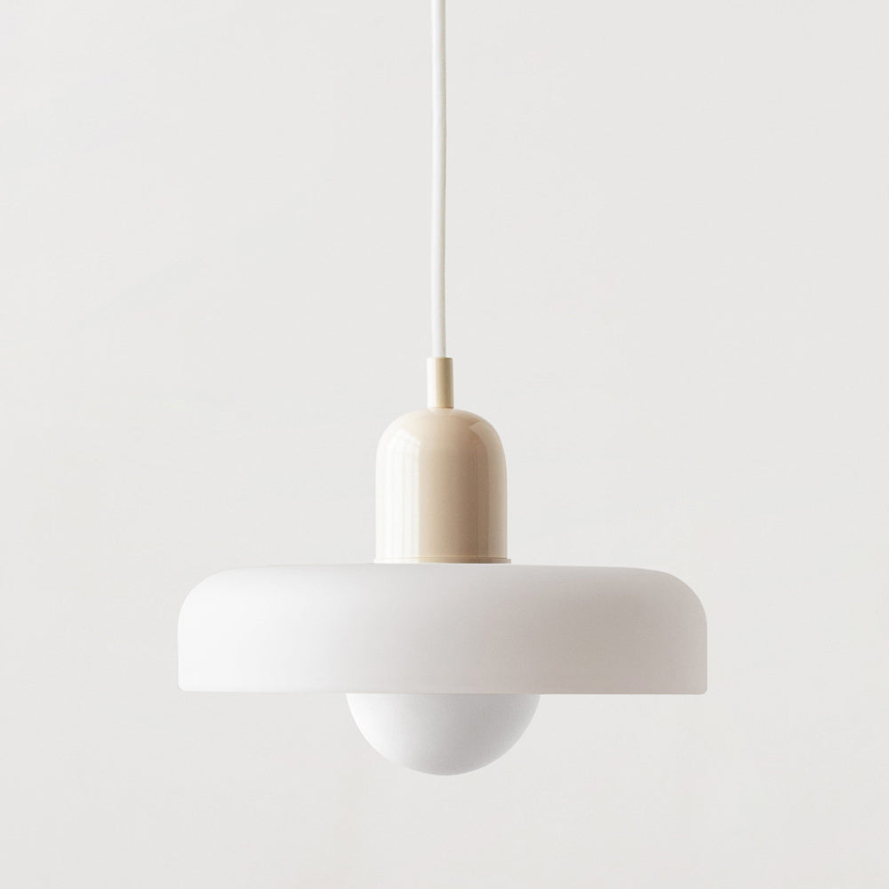 Dining Room Modern Pendant Light | Bauhaus Glass Halo