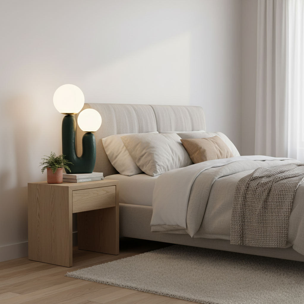 Table Lamp | Double Globe Table Light