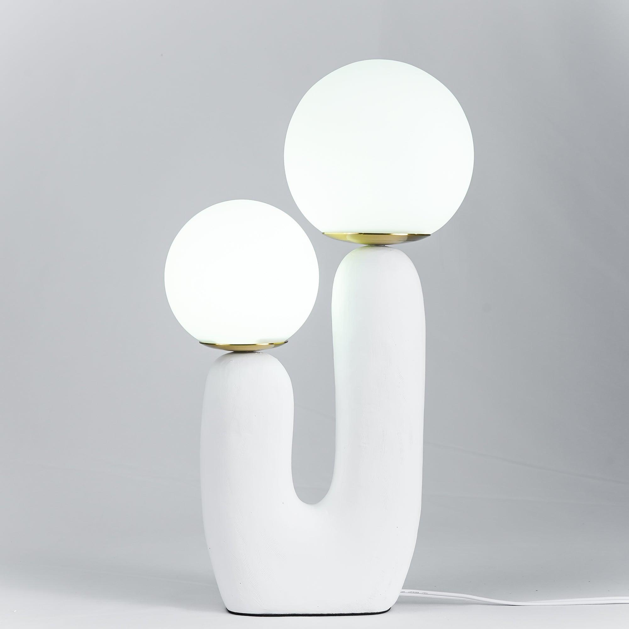Table Lamp | Double Globe Table Light