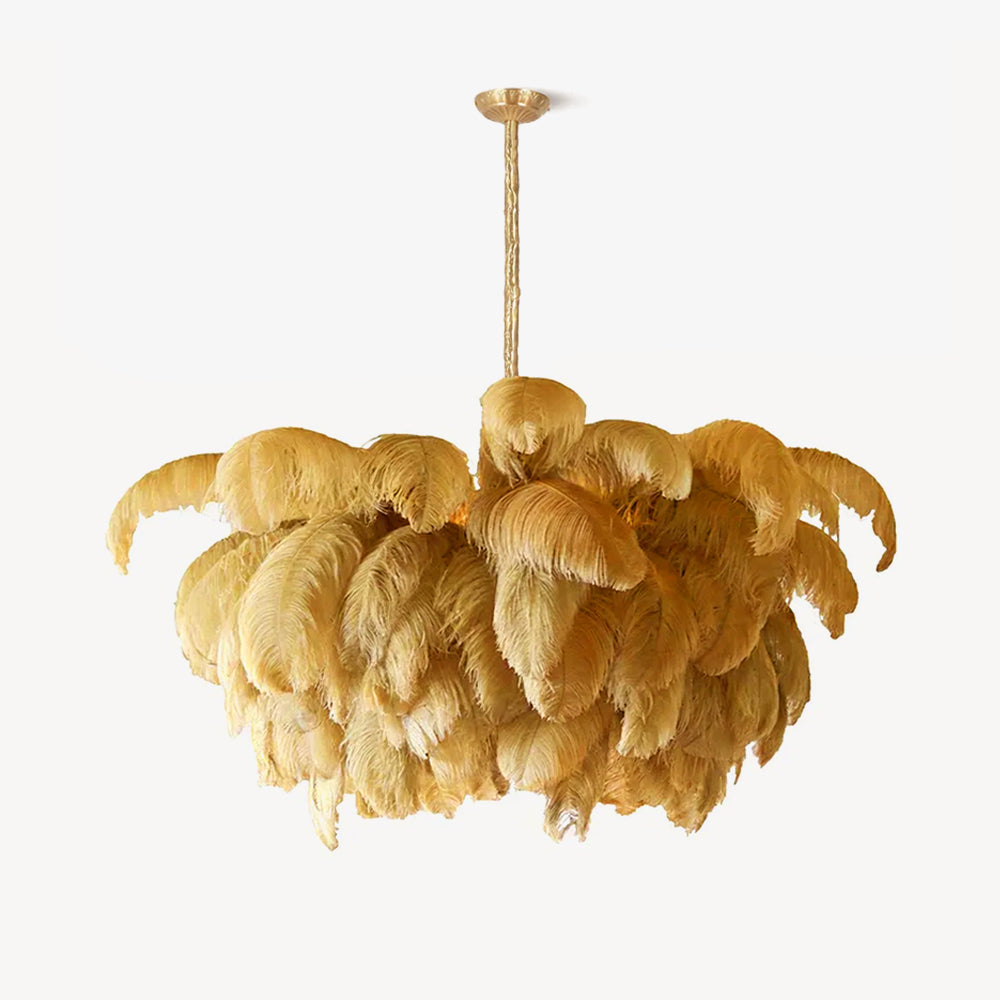 Feather Design Chandelier | Cloud-Shape Hanging Light