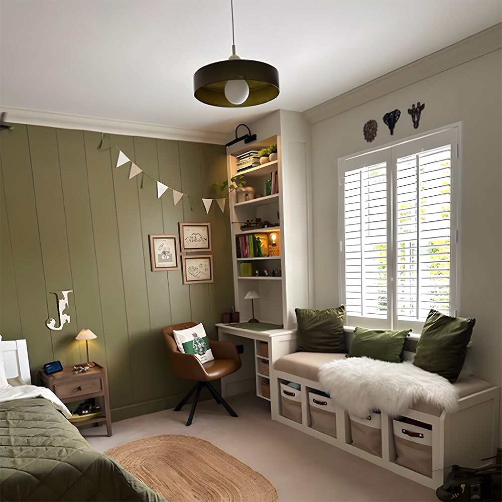 Dining Room Modern Pendant Light | Colorful Bauhaus Glass