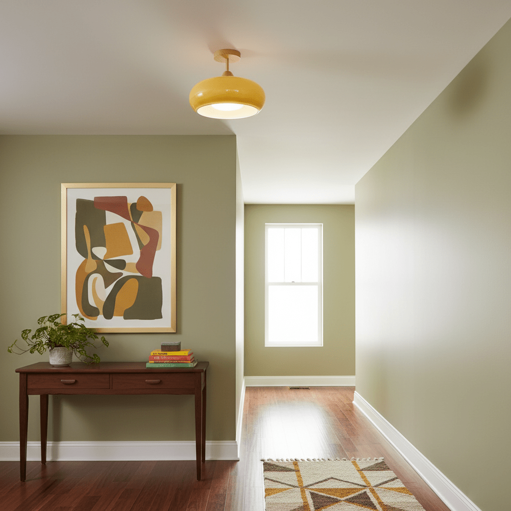 Ceiling Lights | Vintage Bauhaus Round Dome