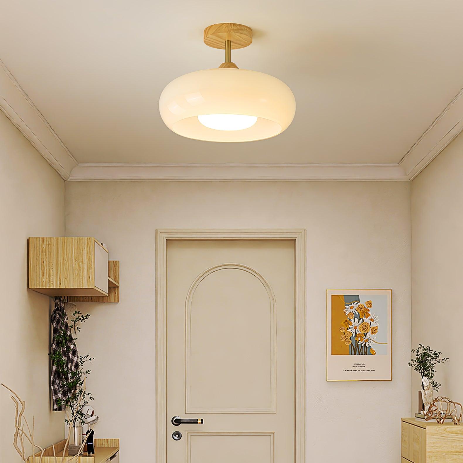 Ceiling Lights | Vintage Bauhaus Round Dome