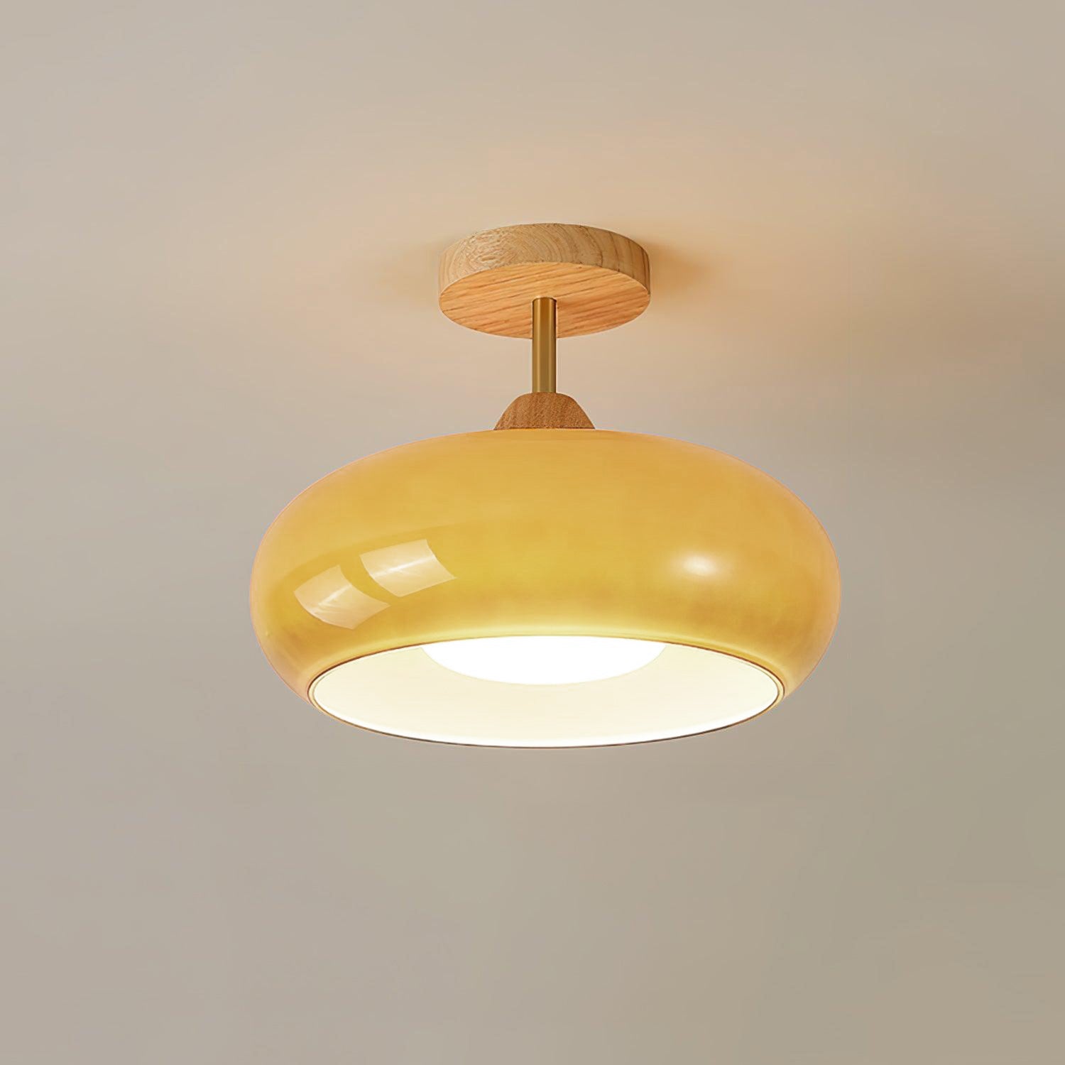Ceiling Lights | Vintage Bauhaus Round Dome