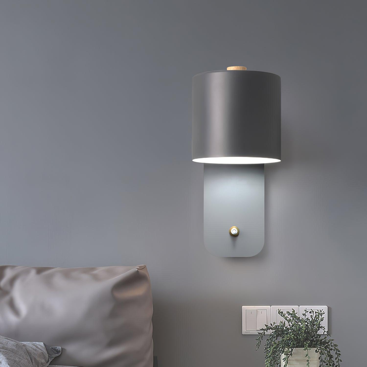Wall Light Adjustable | Cylindrical Shade Fixture