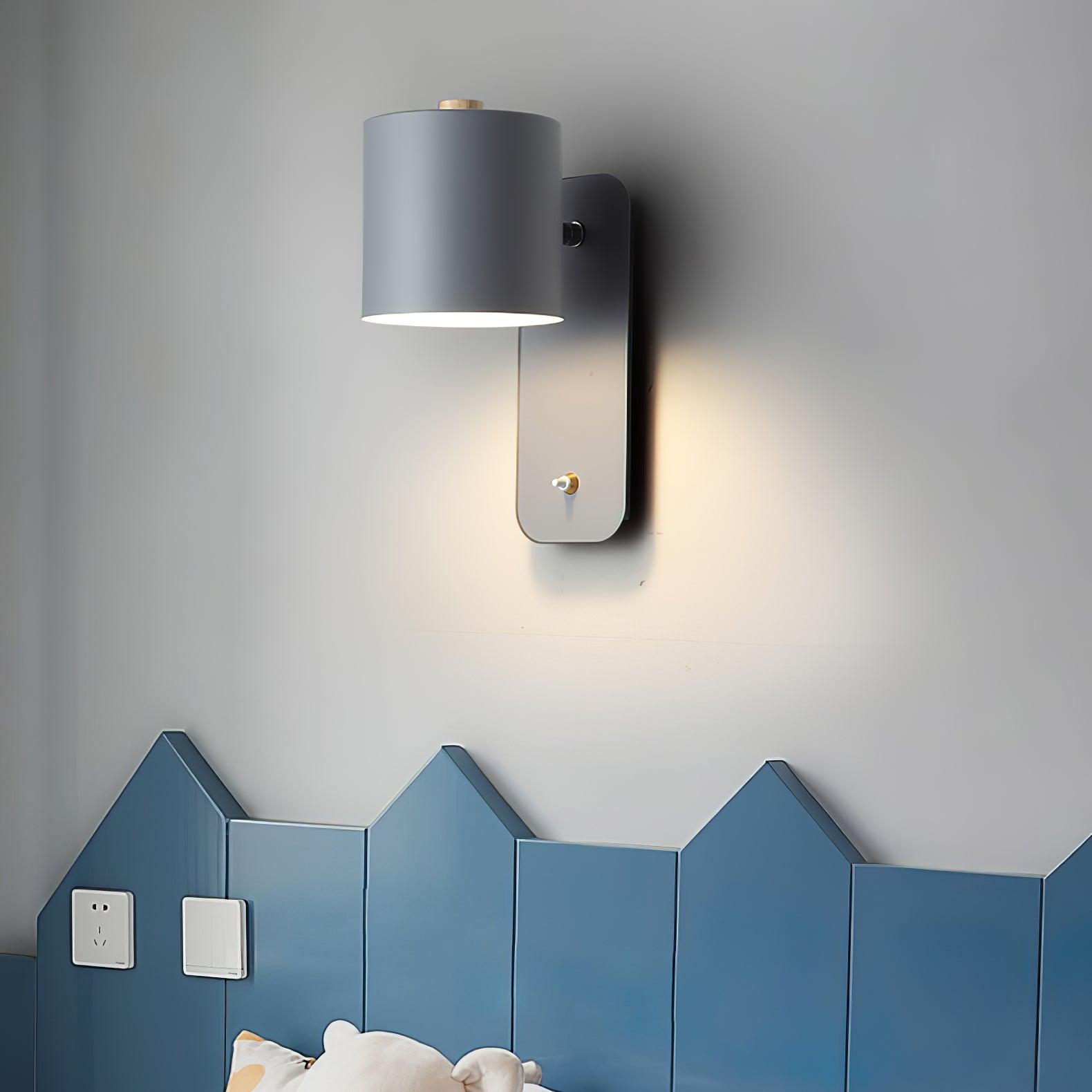 Wall Light Adjustable | Cylindrical Shade Fixture