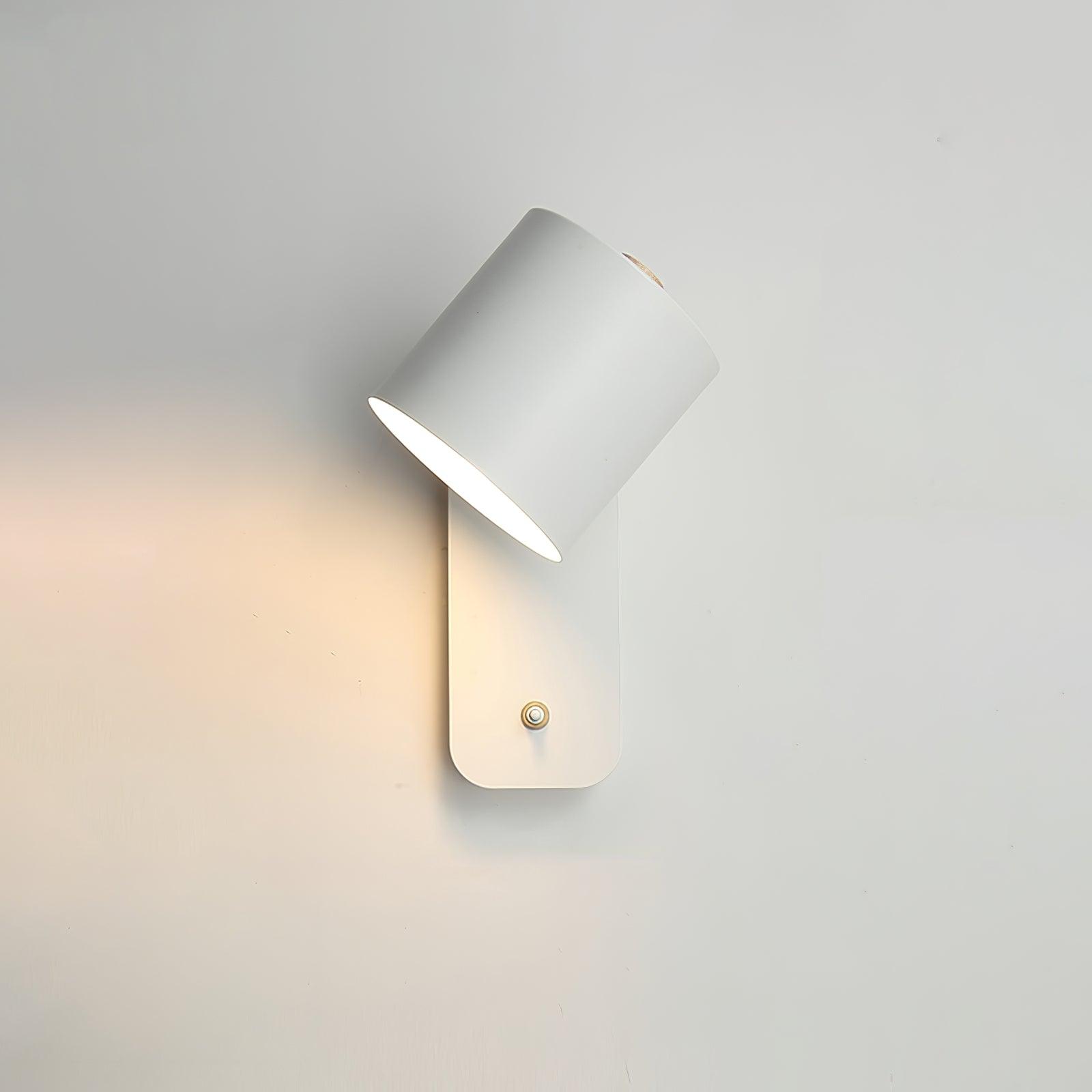 Wall Light Adjustable | Cylindrical Shade Fixture