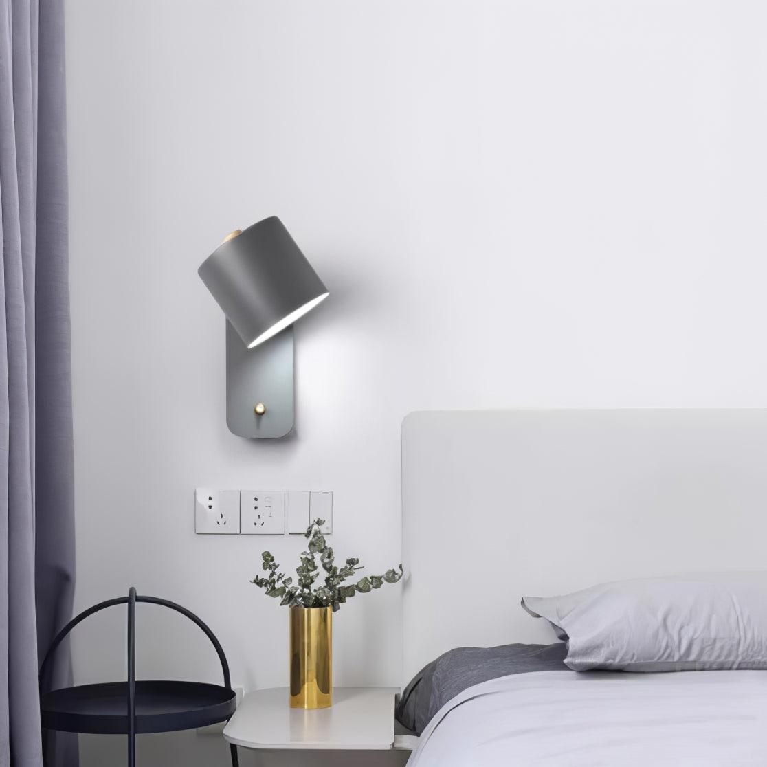 Wall Light Adjustable | Cylindrical Shade Fixture