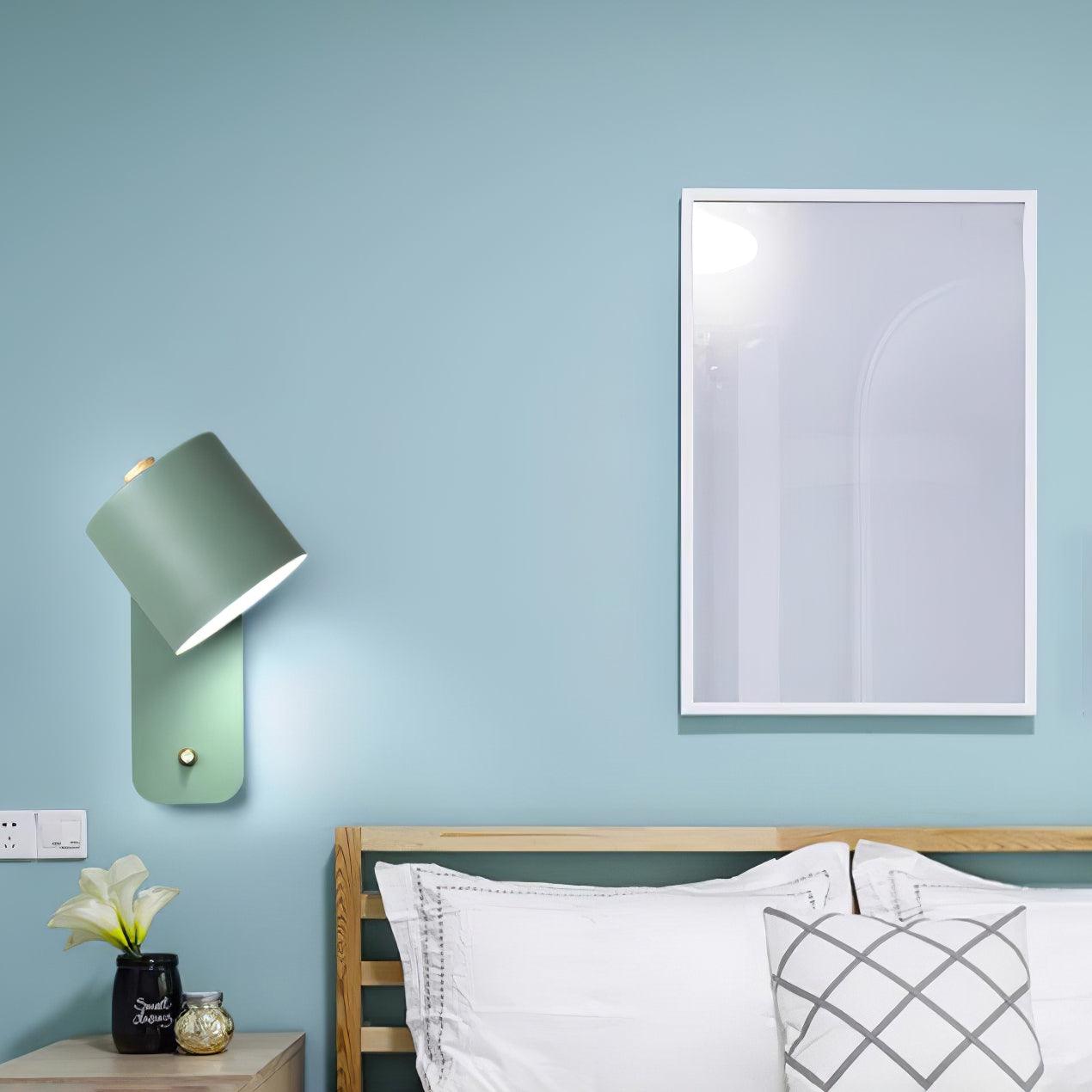 Wall Light Adjustable | Cylindrical Shade Fixture