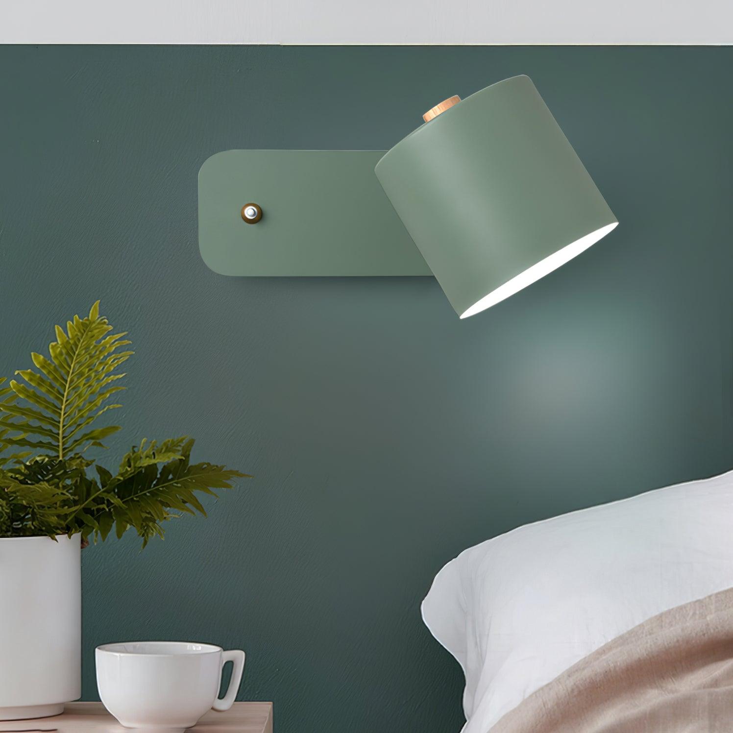 Wall Light Adjustable | Cylindrical Shade Fixture