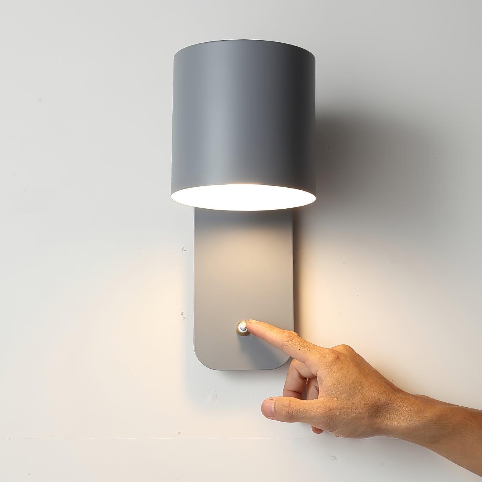 Wall Light Adjustable | Cylindrical Shade Fixture