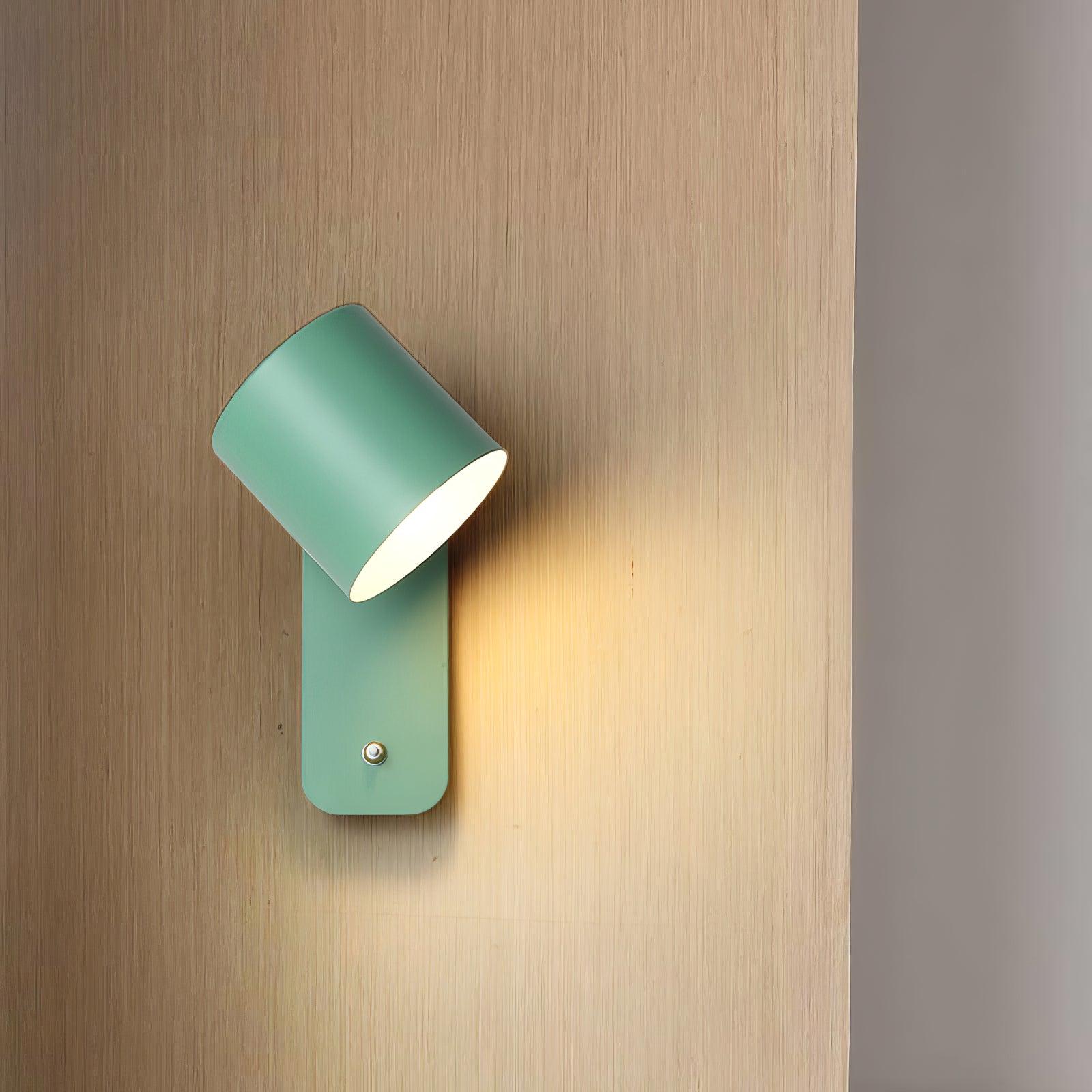 Wall Light Adjustable | Cylindrical Shade Fixture