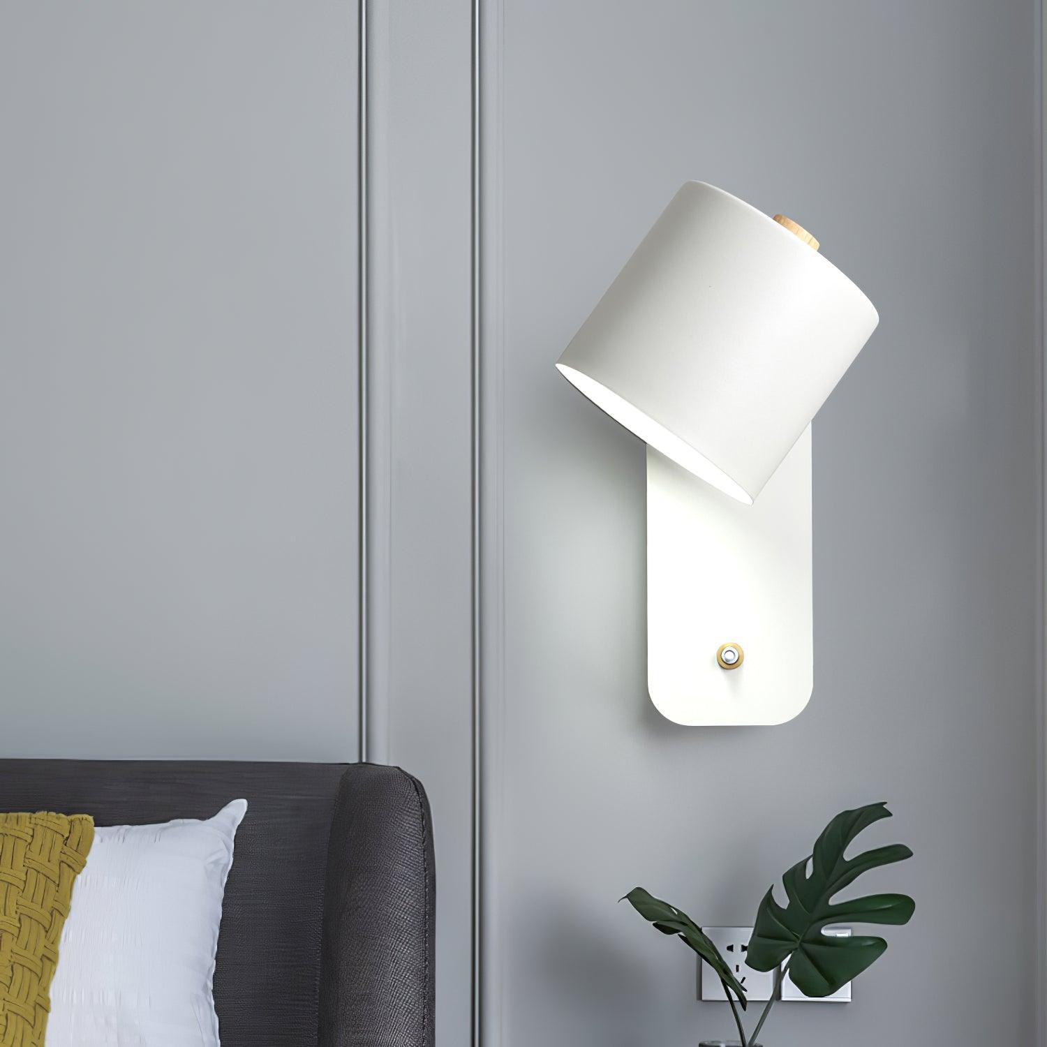 Wall Light Adjustable | Cylindrical Shade Fixture