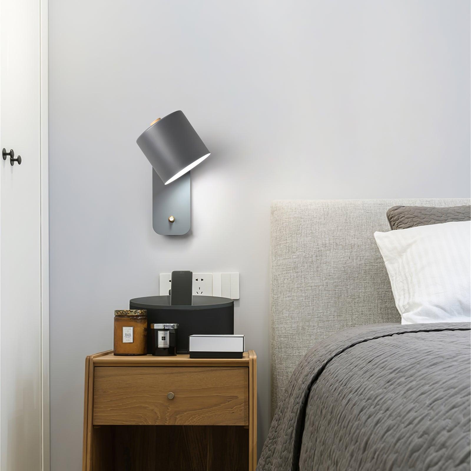 Wall Light Adjustable | Cylindrical Shade Fixture