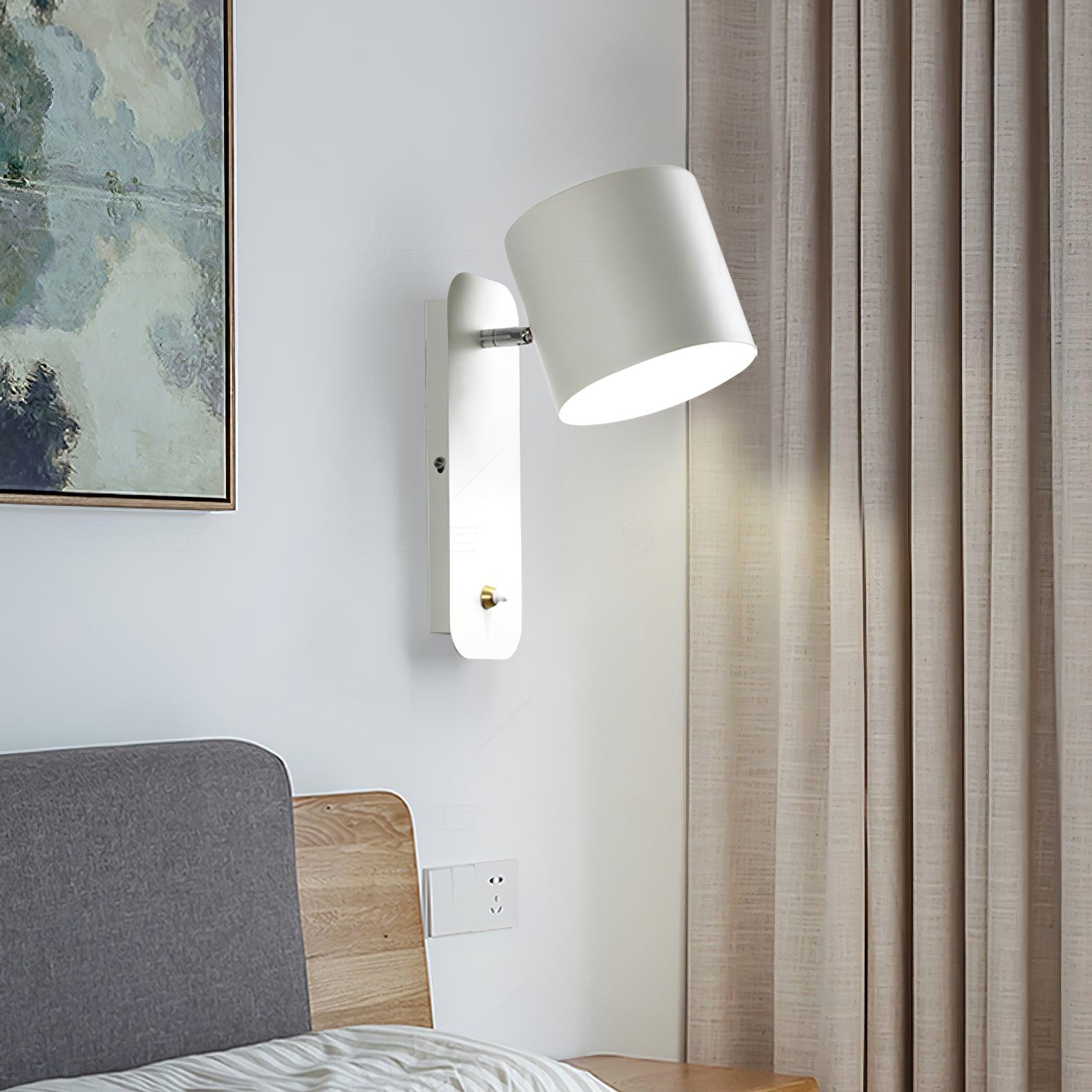 Wall Light Adjustable | Cylindrical Shade Fixture