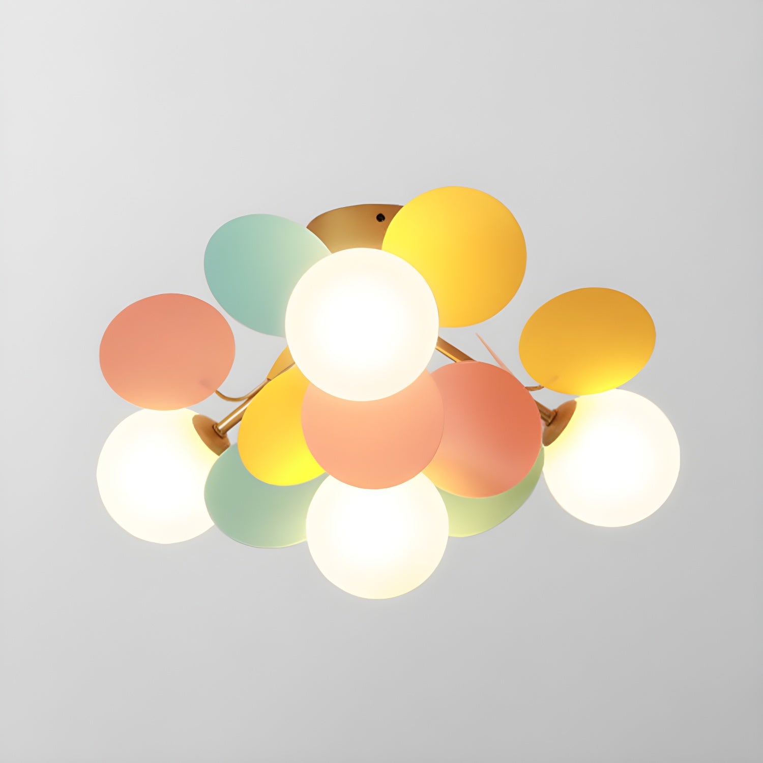 Ceiling Lights | Macaron Multi-Color Round Petal Design