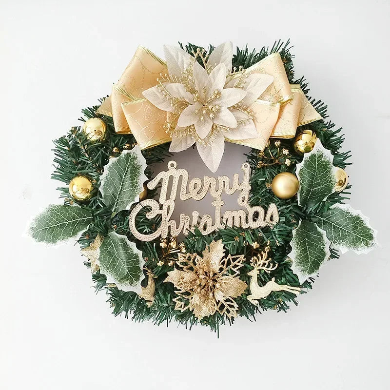 Christmas Wreath | Ribbon and Pinecone Design