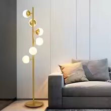 Flow Form Floor Lamp | Sculptural Design with Natural Branching Lines