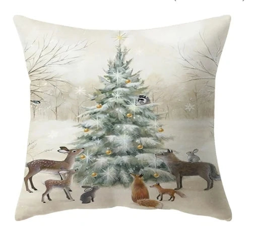 Cushion Christmas Covers | Winter Scene Prints