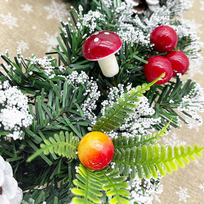 Christmas Wreath | Pinecone and Berry Decoration