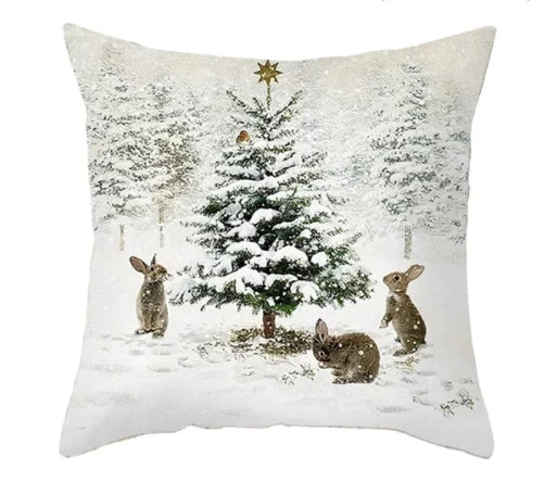 Cushion Christmas Covers | Winter Scene Prints