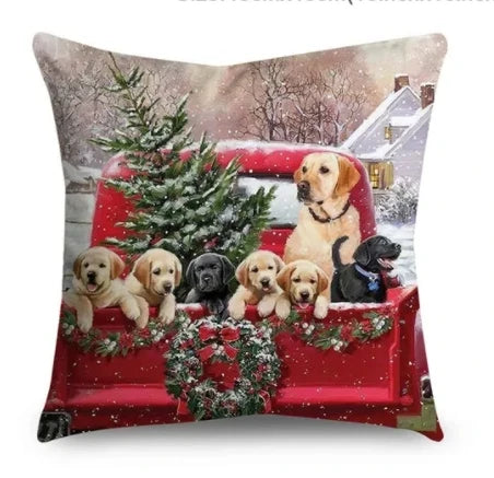 Cushion Christmas Covers | Winter Scene Prints