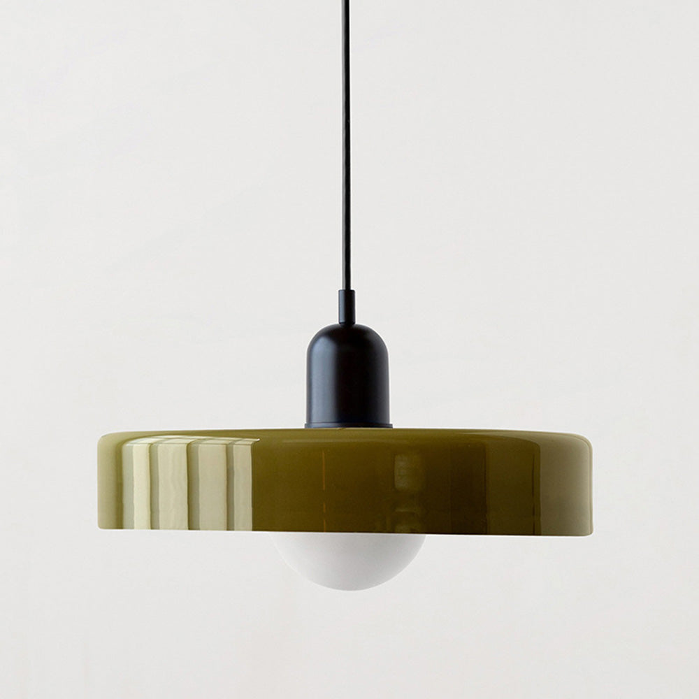 Dining Room Modern Pendant Light | Bauhaus Glass Halo