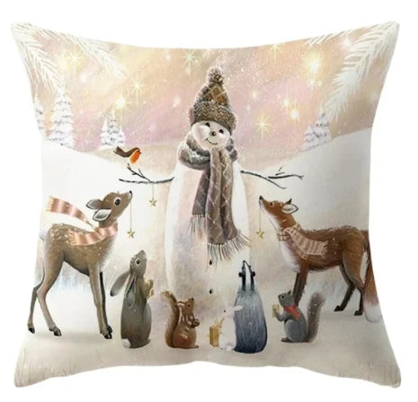 Cushion Christmas Covers | Winter Scene Prints