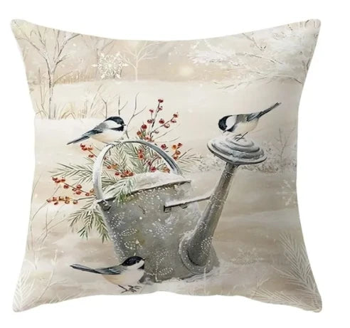 Cushion Christmas Covers | Winter Scene Prints