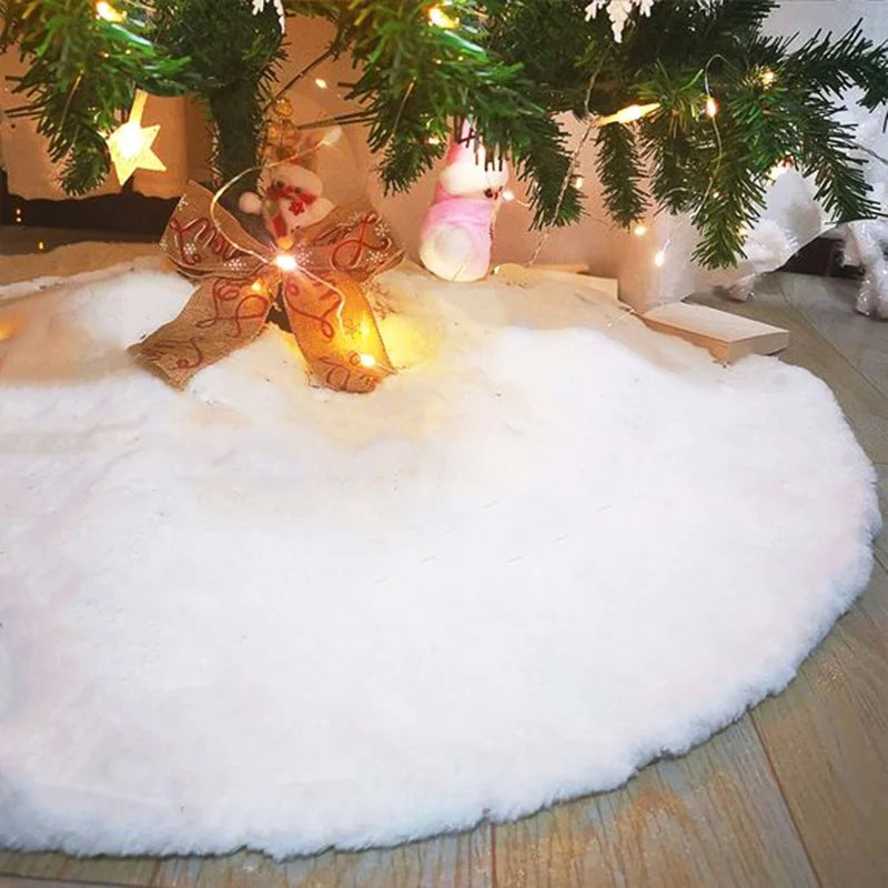 Tree Skirt Christmas | Plain White Design