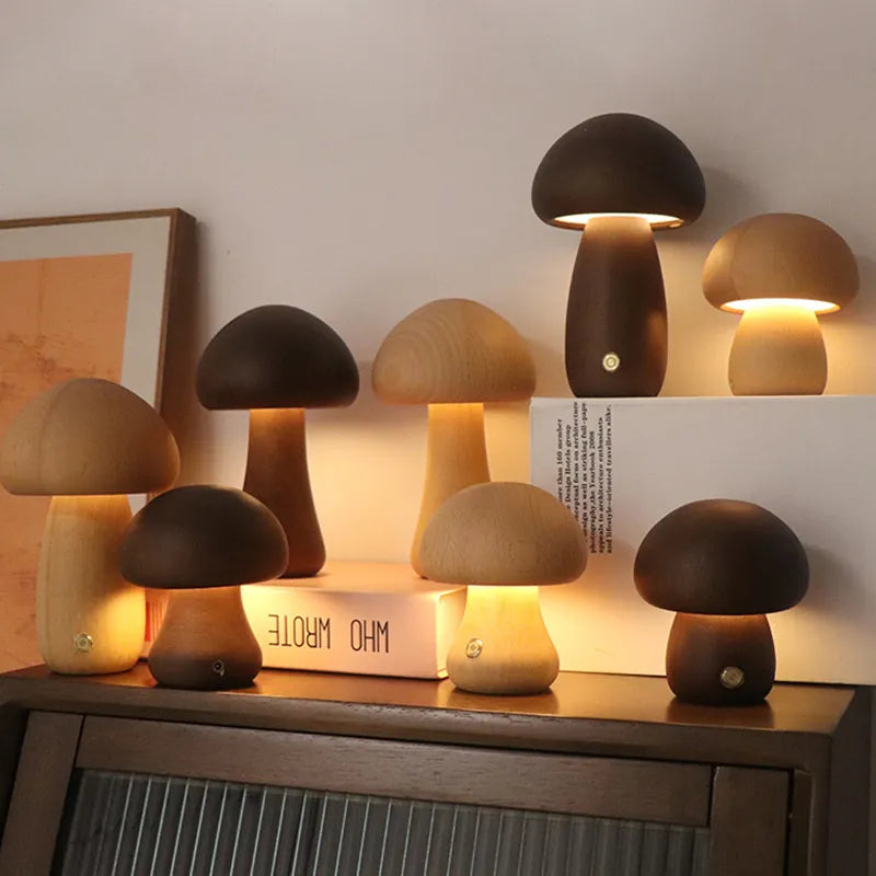 Table Lamp | Mushroom Shape Touch Control LED Lamp