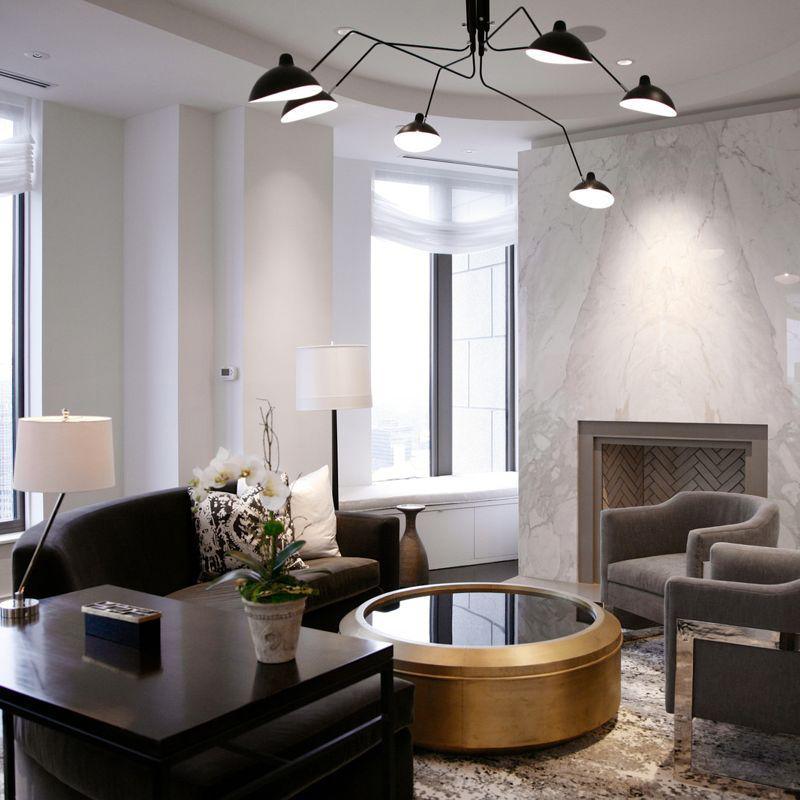Ceiling Light Multi Arm | Adjustable Fixture with 3 or 6 Heads