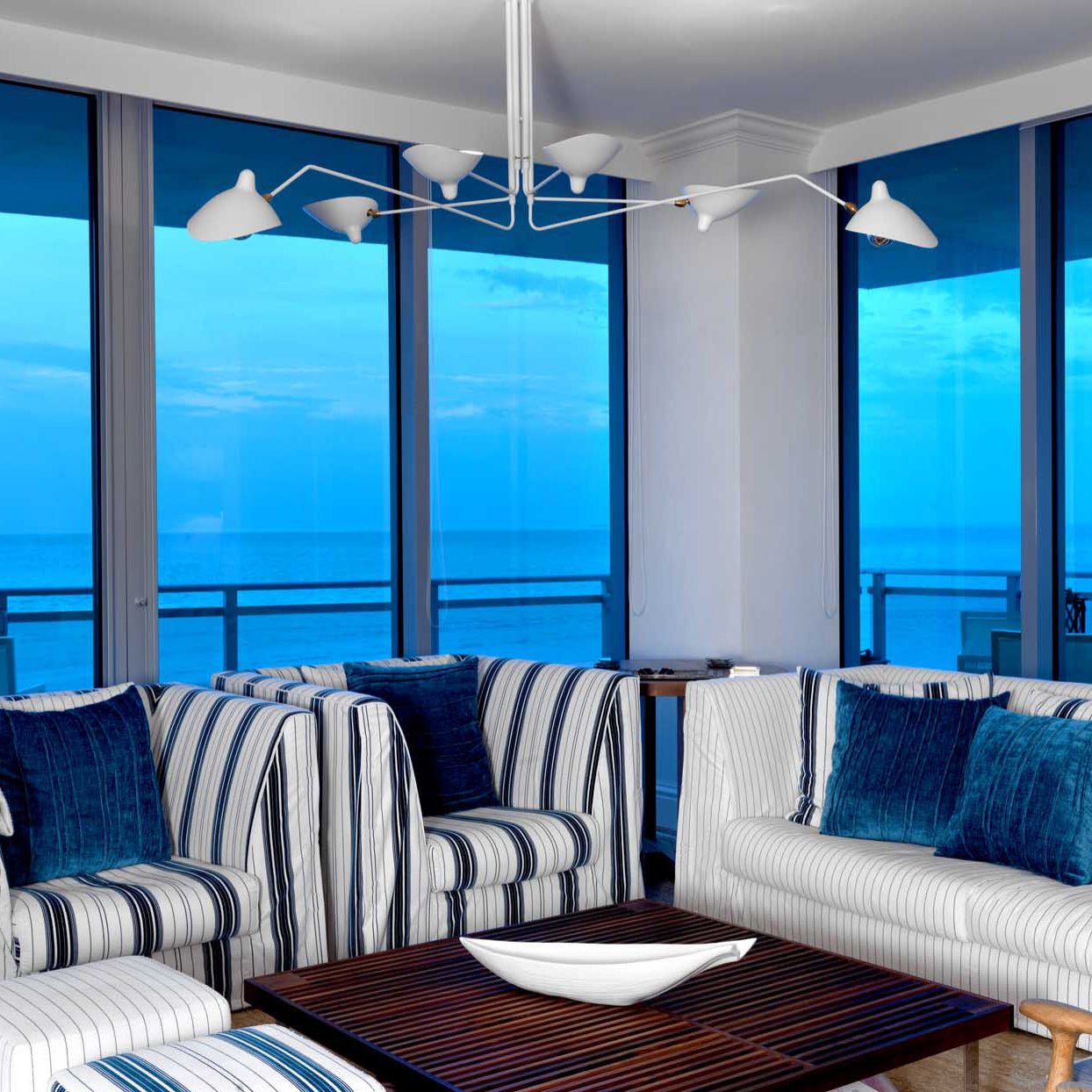 Ceiling Light Multi Arm | Adjustable Fixture with 3 or 6 Heads