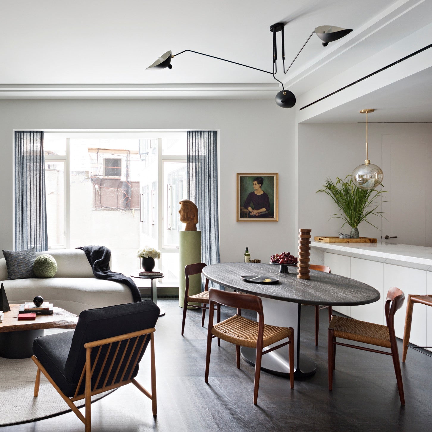 Ceiling Light Multi Arm | Adjustable Fixture with 3 or 6 Heads