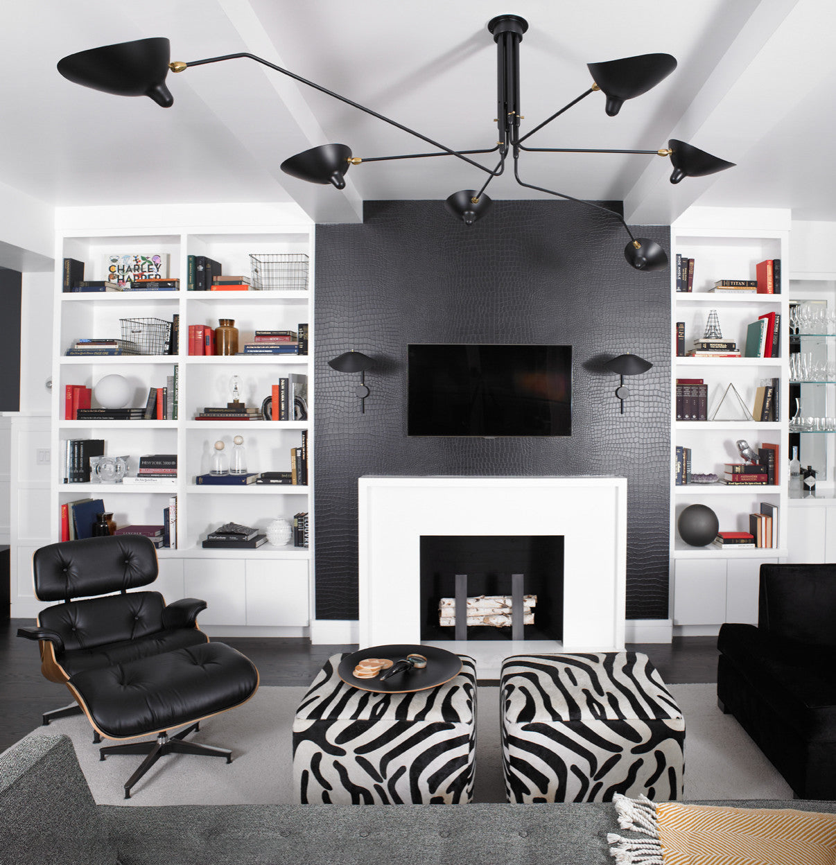 Ceiling Light Multi Arm | Adjustable Fixture with 3 or 6 Heads