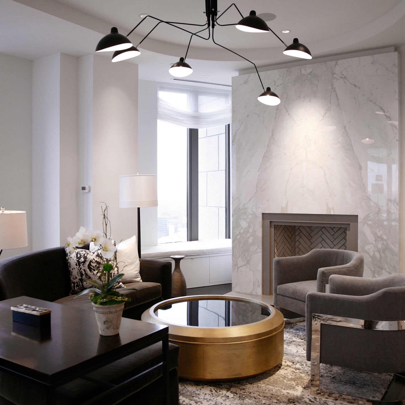 Ceiling Light Multi Arm | Adjustable Fixture with 3 or 6 Heads