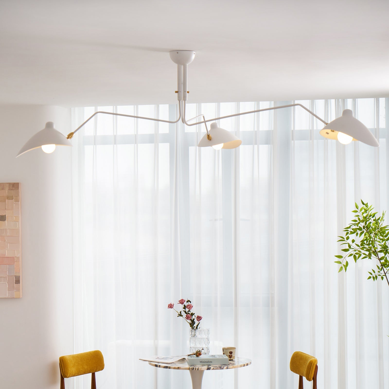 Ceiling Light Multi Arm | Adjustable Fixture with 3 or 6 Heads