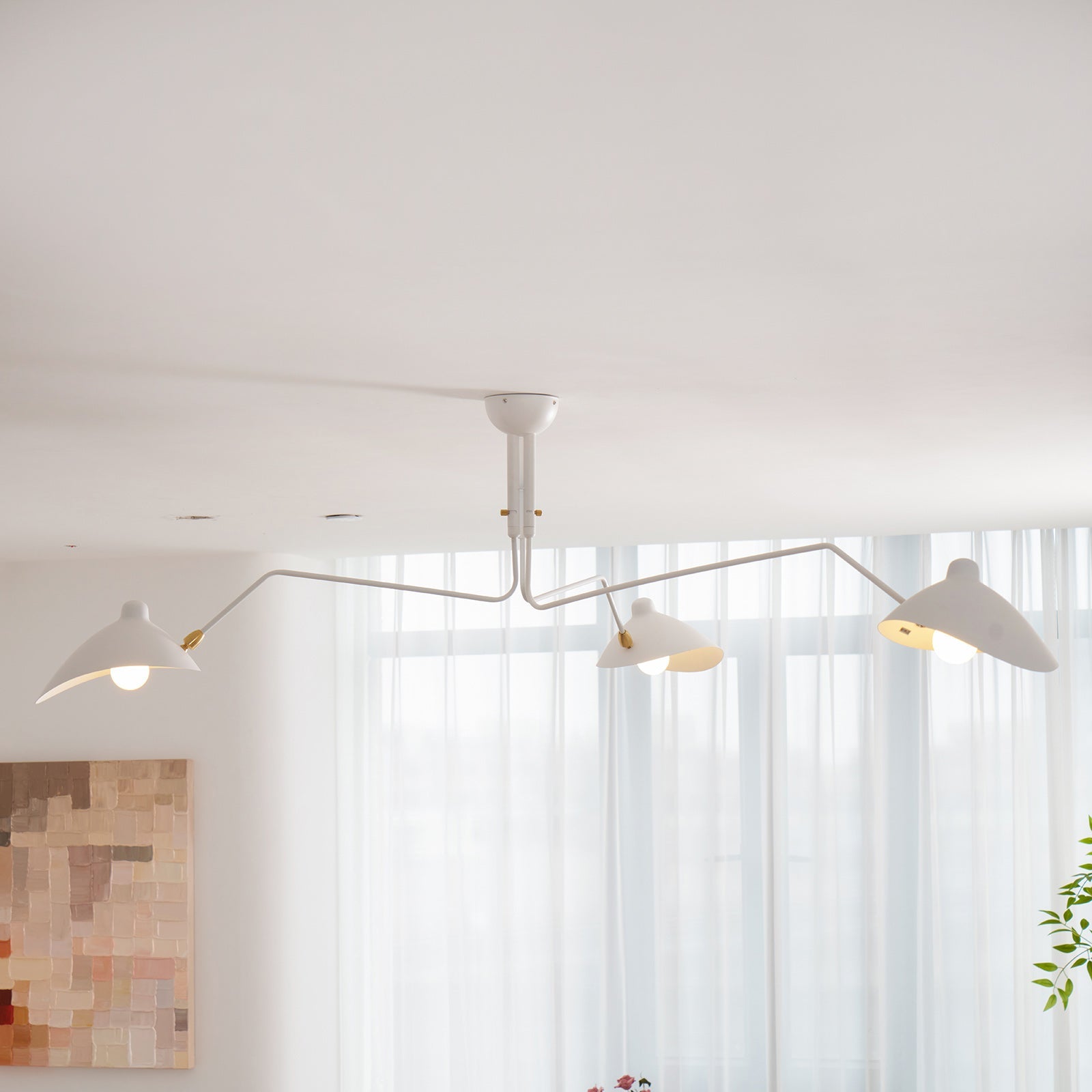 Ceiling Light Multi Arm | Adjustable Fixture with 3 or 6 Heads