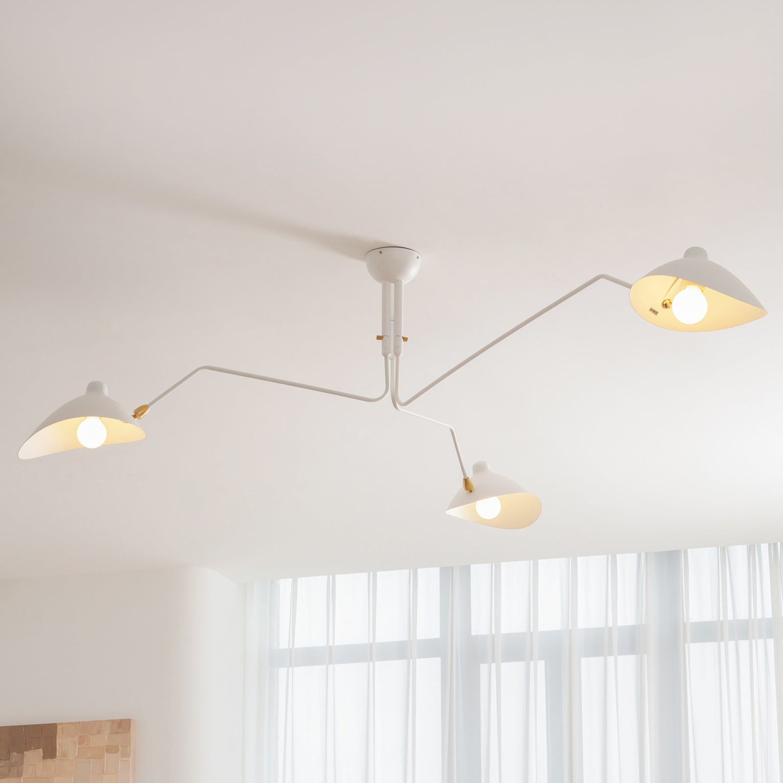 Ceiling Light Multi Arm | Adjustable Fixture with 3 or 6 Heads