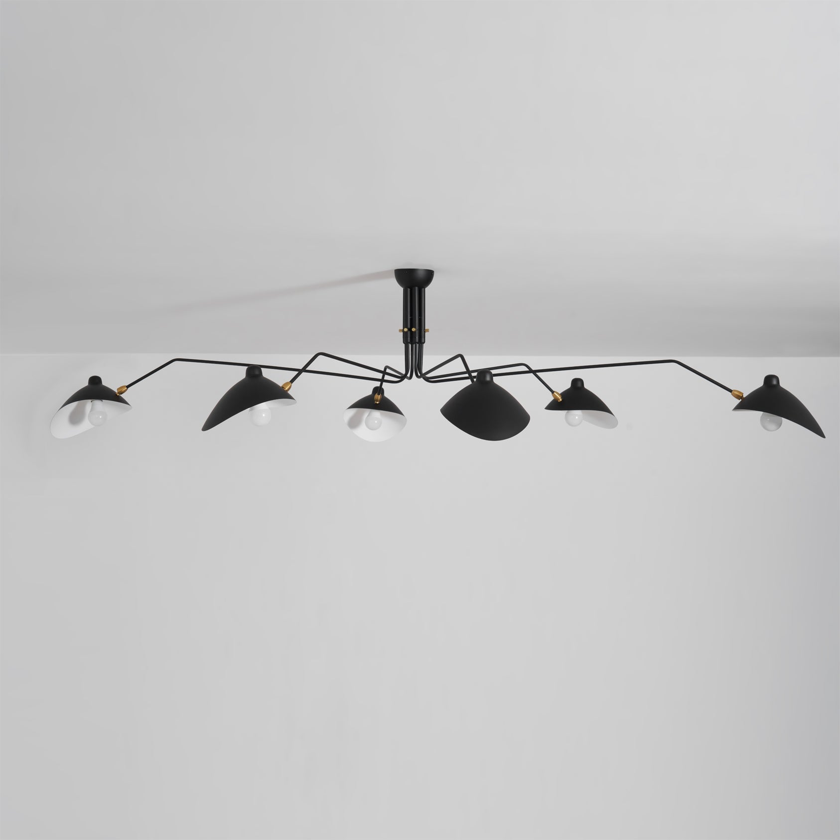Ceiling Light Multi Arm | Adjustable Fixture with 3 or 6 Heads